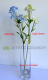 F0456 Artificial Astrantia / Blushing Bride Spray 61cm Light Blue / Light Green | ARTISTIC GREENERY