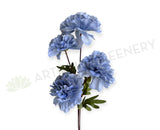 F0463 Artificial Rustic Blue Peony 74cm | ARTISTIC GREENERY 