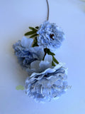 F0463 Artificial Rustic Blue Peony 74cm | ARTISTIC GREENERY 