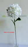 F0472 Silk Hydrangea Single Stem 67cm (17cm Dia) White Australia Business | ARTISTIC GREENERY PERTH FAUX FLOWERS SUPPLIER