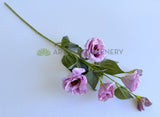 F0481 Silk Lisianthus Spray 80cm Lilac SPECIAL | ARTISTIC GREENERY