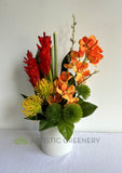 FA1128 - Tropical x Natives Flower Arrangement 50cm Height - Bright Colour | ARTISTIC GREENERY
