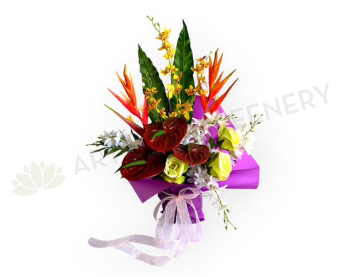 FA1129 - Birthday Flower Arrangement 60cm Height - Mitzi | ARTISTIC GREENERY