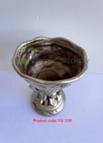 Decorative Angel Fiberglass Vase Silver Colour - (Code: FG-197 & 198) SPECIAL | ARTISTIC GREENERY
