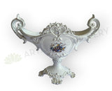 Decorative White Floral Vase - Fiberglass (Code: FG2011-59) | ARTISTIC GREENERY