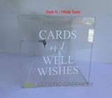 For Hire - Wishing Well Clear Acrylic Box 30cm (Code: HI0016)