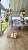 For Hire - Seating Chart Stand (with / without flowers) Product code: HI0075 | ARTISTIC GREENERY Perth wedding hire decoration services