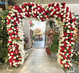 For Hire - Floral Heart Shape Arch / Arbor - Double-sided (Product Code: HI0077) | ARTISTIC GREENERY