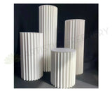 For Hire - White Plinths / Cylinder Stands (Product code: HI0078)