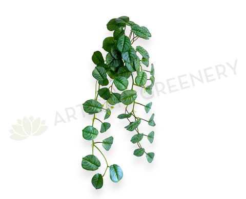 HP0103 Plastic Hanging Calathea Orbifolia 85cm Green | ARTISTIC GREENERY