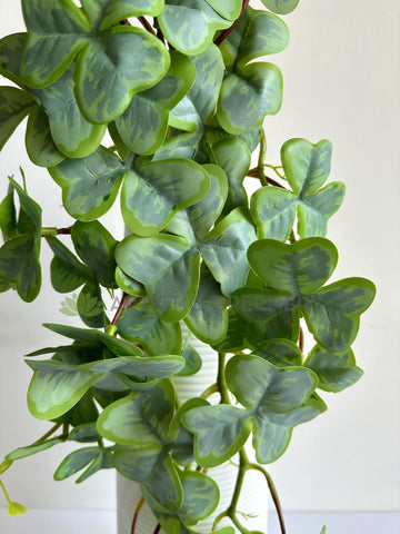 hanging clover plant HP0106 Faux Hanging Clover Plant (Shamrock, a three-leaf clover) 82cm