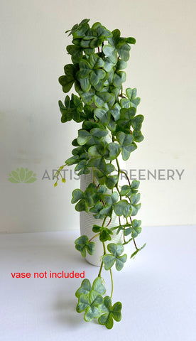 hanging clover plant HP0106 Faux Hanging Clover Plant (Shamrock, a three-leaf clover) 82cm