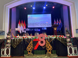 Consulate General of Republic of Indonesia (Perth) - Hiring Silk Flower for Stage / Podium (Diplomatic Reception) | ARTISTIC GREENERY