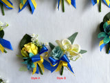 Buttonhole - West Coast Eagles (WCE) Colour Themed Boutonniere (Product Code: BH007 Alisha)