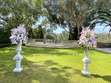 For Hire - Urn Arrangement (White & Pink) Code: HI0057 Roman Style Ceremony Hire Perth | ARTISTIC GREENERY