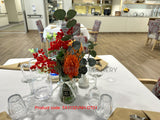 DT01 - FA1132VNH-DT - Small Flower Arrangement in Vase for Dining Tables (Ref: Carmel Roshana Care) | ARTISTIC GREENERY