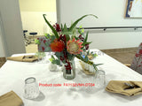 DT04 - FA1132VNH-DT - Small Flower Arrangement in Vase for Dining Tables (Ref: Carmel Roshana Care) | ARTISTIC GREENERY