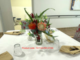 DT04 - FA1132VNH-DT - Small Flower Arrangement in Vase for Dining Tables (Ref: Carmel Roshana Care) | ARTISTIC GREENERY