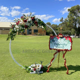 For Hire - X'mas Photo Prop / Christmas Circular Backdrop (Code: HI0015XMAS) Ref: Hamersley Carols