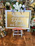 For Hire - Welcome Sign with Easel / Stand