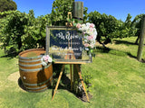 Welcome sign hire Perth - Wedding Package - Ceremony & Reception (Chloe @ Sandalford Estate)