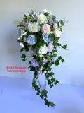 Teardrop Bouquet - Teardrop Bouquet - Pastel Colours - Sadie C | ARTISTIC GREENERY