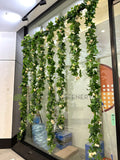 Evelyn Beauty (Belmont Forum) - Draping Vines with Flowers for Shop Front | ARTISTIC GREENERY