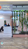 Evelyn Beauty (Belmont Forum) - Draping Vines with Flowers for Shop Front | ARTISTIC GREENERY
