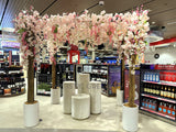 Perth International Airport Arrivals Duty Free - Floral Stand Display | ARTISTIC GREENERY Commerical Fitout with Artificial Flowers WA