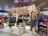 Perth International Airport Arrivals Duty Free - Floral Stand Display | ARTISTIC GREENERY Commerical Fitout with Artificial Flowers WA