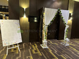 Wedding Entrance - Wedding Package - Ceremony & Reception (Sharron & Vik) @ Pan Pacific Perth | ARTISTIC GREENERY