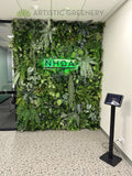 NHOA (Perth City) - Artificial Greenery Wall / Vertical Garden, Plants for Hanging Baskets & Built-in Shelf