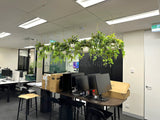 NHOA (Perth City) - Artificial Greenery Wall / Vertical Garden, Plants for Hanging Baskets & Built-in Shelf