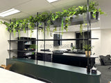 NHOA (Perth City) - Artificial Greenery Wall / Vertical Garden, Plants for Hanging Baskets & Built-in Shelf