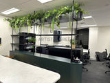 NHOA (Perth City) - Artificial Greenery Wall / Vertical Garden, Plants for Hanging Baskets & Built-in Shelf