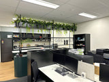 NHOA (Perth City) - Artificial Greenery Wall / Vertical Garden, Plants for Hanging Baskets & Built-in Shelf