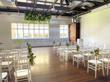 Wedding Package - Ceremony - Hanging Flower Ceiling / Suspended Flowers Wedding (Aidan @ The Flour Factory) | ARTISTIC GREENERY