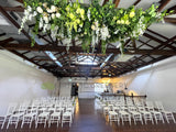 Wedding Package - Ceremony - Hanging Flower Ceiling / Suspended Flowers Wedding (Aidan @ The Flour Factory) | ARTISTIC GREENERY