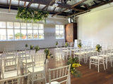 Wedding Package - Ceremony - Hanging Flower Ceiling / Suspended Flowers Wedding (Aidan @ The Flour Factory) | ARTISTIC GREENERY