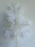 LEA0116WHI Artificial White Cedar Spray 102cm  | ARTISTIC GREENERY AUSTRALIA