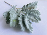 LEA0124 Artificial Grey Dusty Miller / Silver Ragwort Foliage 45cm | ARTISTIC GREENERY