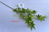 LEA0127 Artificial Maple Foliage Green 88cm 2 Sizes (Leaves) | ARTISTIC GREENERY