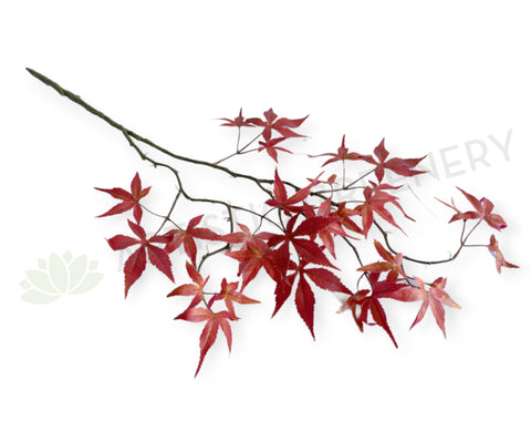 LEA0129 Faux Maple Foliage 90cm Red | ARTISTIC GREENERY