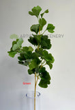 LEA0135 Artificial Ginkgo Foliage 88cm Yellow / Green | ARTISTIC GREENERY