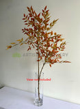 LEA0136 Artificial Sacred Bamboo / Nindina Foliage 110cm Autumn Style | ARTISTIC GREENERY