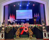Consulate General of Republic of Indonesia (Perth) - Hiring Silk Flower for Stage / Podium (Diplomatic Reception) | ARTISTIC GREENERY