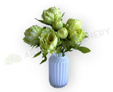 SP0013LGRE Peony Ranunculus Bunch 45cm Light Green for bouquet 55cm Ideal for wedding - best seller | ARTISTIC GREENERY