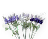 SP0048-S93 Artificial Silk Lavender Bunch 32cm Lilac / White / Purple (Clearance Stock) | ARTISTIC GREENERY