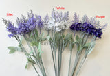 SP0048-S93 Artificial Silk Lavender Bunch 32cm Lilac / White / Purple (Clearance Stock) | ARTISTIC GREENERY