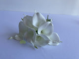 SP0065 White Arum Lily / Calla Lily Bouquet 36cm Real Touch | ARTISTIC GREENERY